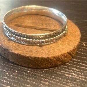 Or Paz Silver and Blue Intricate Bracelet